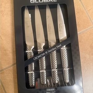 Global Stainless Steel Knife Set